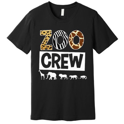 Zoo Crew Zookeeper Safari Wildlife Animal Lover Costume Premium T-Shirt