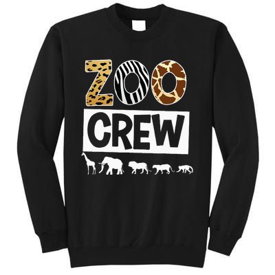 Zoo Crew Zookeeper Safari Wildlife Animal Lover Costume Tall Sweatshirt