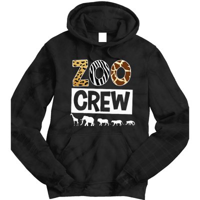 Zoo Crew Zookeeper Safari Wildlife Animal Lover Costume Tie Dye Hoodie