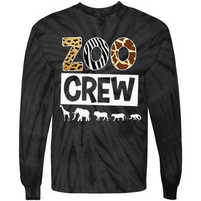 Zoo Crew Zookeeper Safari Wildlife Animal Lover Costume Tie-Dye Long Sleeve Shirt