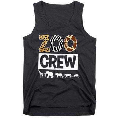 Zoo Crew Zookeeper Safari Wildlife Animal Lover Costume Tank Top