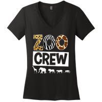 Zoo Crew Zookeeper Safari Wildlife Animal Lover Costume Women's V-Neck T-Shirt