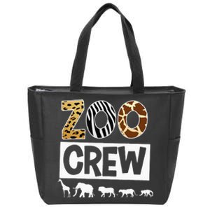 Zoo Crew Zookeeper Safari Wildlife Animal Lover Costume Zip Tote Bag