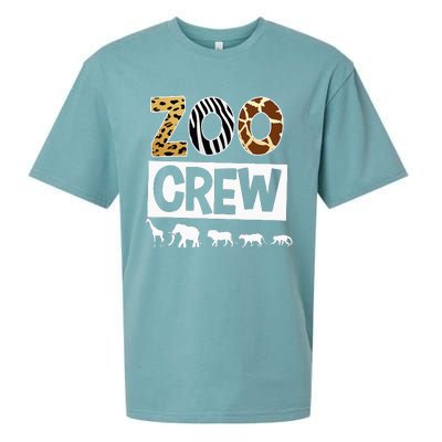 Zoo Crew Zookeeper Safari Wildlife Animal Lover Costume Sueded Cloud Jersey T-Shirt