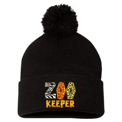 Zookeeper Costume Zoo Keeper African Safari Trip Zebra Pom Pom 12in Knit Beanie