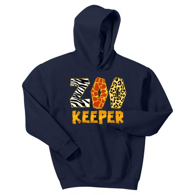 Zookeeper Costume Zoo Keeper African Safari Trip Zebra Kids Hoodie