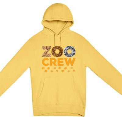 Zoo Crew Zookeeper Costume Safari Wildlife Animal Lover Premium Pullover Hoodie