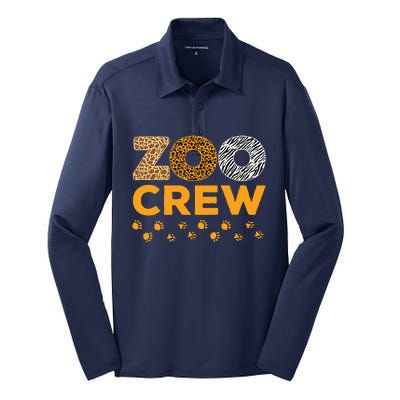 Zoo Crew Zookeeper Costume Safari Wildlife Animal Lover Silk Touch Performance Long Sleeve Polo