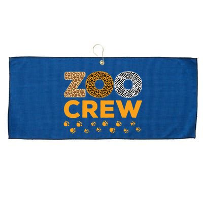 Zoo Crew Zookeeper Costume Safari Wildlife Animal Lover Large Microfiber Waffle Golf Towel