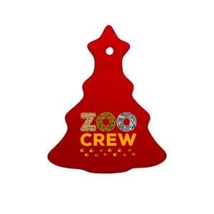 Zoo Crew Zookeeper Costume Safari Wildlife Animal Lover Ceramic Tree Ornament