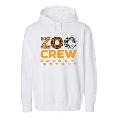 Zoo Crew Zookeeper Costume Safari Wildlife Animal Lover Garment-Dyed Fleece Hoodie