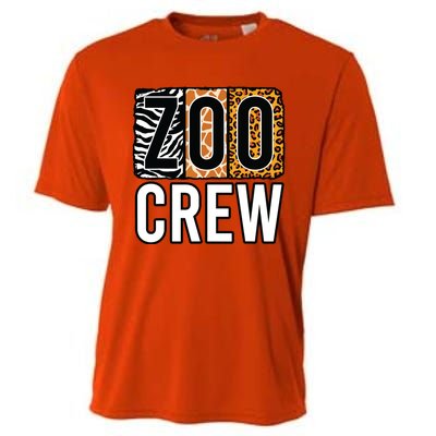 Zoo Crew Zookeeper Costume Safari Wildlife Animal Park Cooling Performance Crew T-Shirt