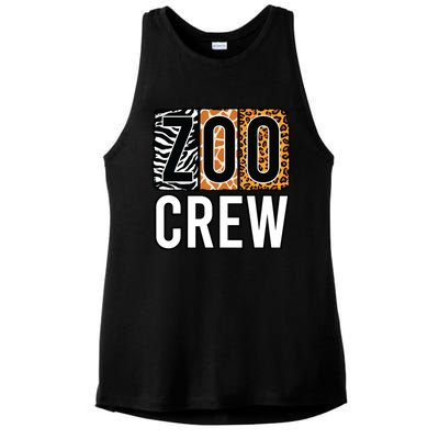 Zoo Crew Zookeeper Costume Safari Wildlife Animal Park Ladies PosiCharge Tri-Blend Wicking Tank