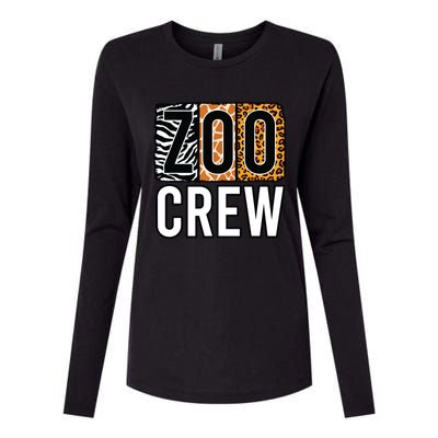 Zoo Crew Zookeeper Costume Safari Wildlife Animal Park Womens Cotton Relaxed Long Sleeve T-Shirt