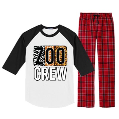 Zoo Crew Zookeeper Costume Safari Wildlife Animal Park Raglan Sleeve Pajama Set