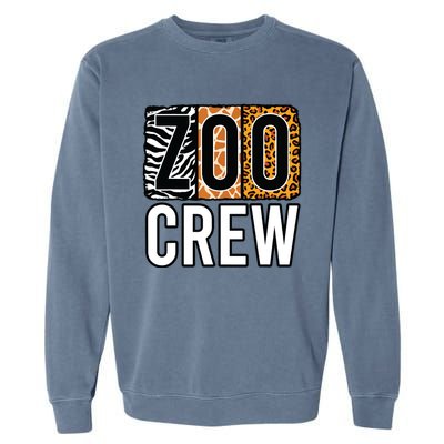 Zoo Crew Zookeeper Costume Safari Wildlife Animal Park Garment-Dyed Sweatshirt