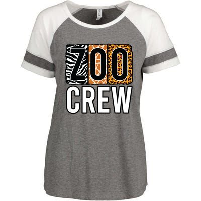 Zoo Crew Zookeeper Costume Safari Wildlife Animal Park Enza Ladies Jersey Colorblock Tee