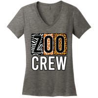 Zoo Crew Zookeeper Costume Safari Wildlife Animal Park Women's V-Neck T-Shirt