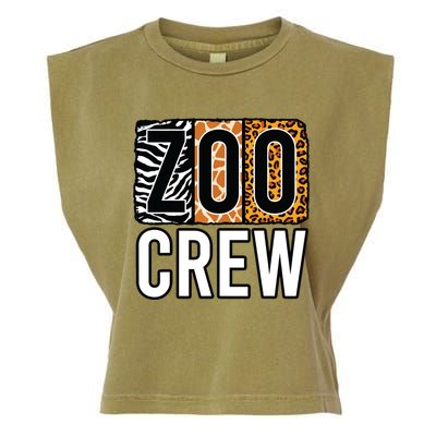 Zoo Crew Zookeeper Costume Safari Wildlife Animal Park Garment-Dyed Women's Muscle Tee