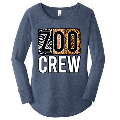 Zoo Crew Zookeeper Costume Safari Wildlife Animal Park Women's Perfect Tri Tunic Long Sleeve Shirt