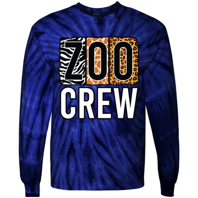 Zoo Crew Zookeeper Costume Safari Wildlife Animal Park Tie-Dye Long Sleeve Shirt