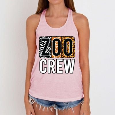 Zoo Crew Zookeeper Costume Safari Wildlife Animal Park Women's Knotted Racerback Tank