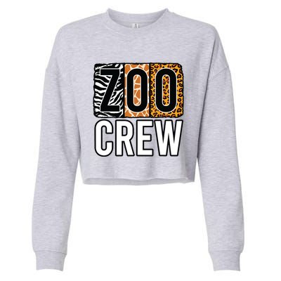 Zoo Crew Zookeeper Costume Safari Wildlife Animal Park Cropped Pullover Crew