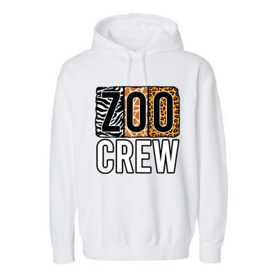 Zoo Crew Zookeeper Costume Safari Wildlife Animal Park Garment-Dyed Fleece Hoodie