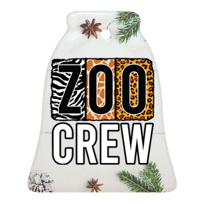 Zoo Crew Zookeeper Costume Safari Wildlife Animal Park Ceramic Bell Ornament