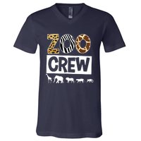 Zoo Crew Zookeeper Safari Wildlife Animal Lover Costume V-Neck T-Shirt