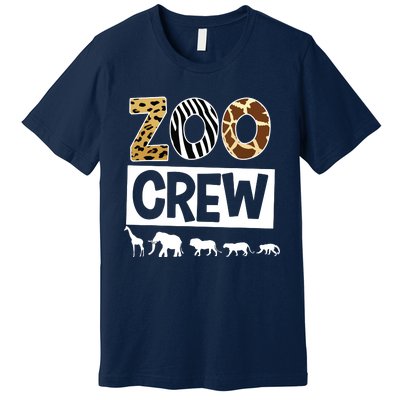 Zoo Crew Zookeeper Safari Wildlife Animal Lover Costume Premium T-Shirt