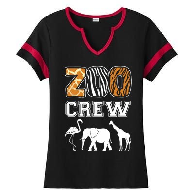 Zoo Crew Zoos Keeping Zoo Keeper Zookeeper Zookeeping Ladies Halftime Notch Neck Tee