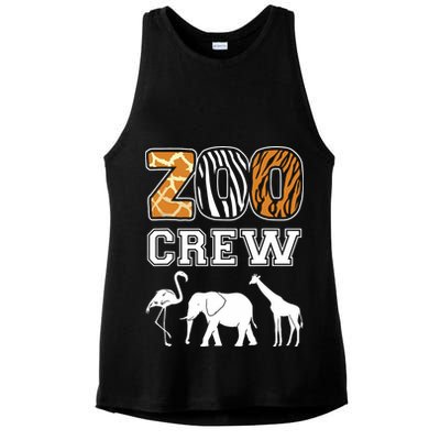 Zoo Crew Zoos Keeping Zoo Keeper Zookeeper Zookeeping Ladies PosiCharge Tri-Blend Wicking Tank