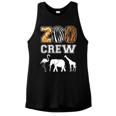 Zoo Crew Zoos Keeping Zoo Keeper Zookeeper Zookeeping Ladies PosiCharge Tri-Blend Wicking Tank