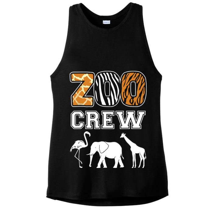 Zoo Crew Zoos Keeping Zoo Keeper Zookeeper Zookeeping Ladies PosiCharge Tri-Blend Wicking Tank