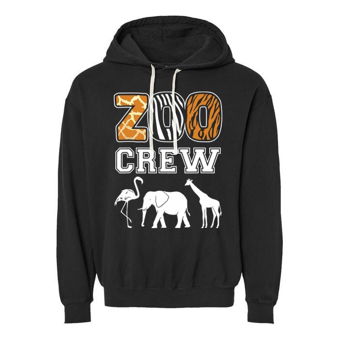 Zoo Crew Zoos Keeping Zoo Keeper Zookeeper Zookeeping Garment-Dyed Fleece Hoodie