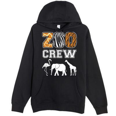 Zoo Crew Zoos Keeping Zoo Keeper Zookeeper Zookeeping Premium Pullover Hoodie