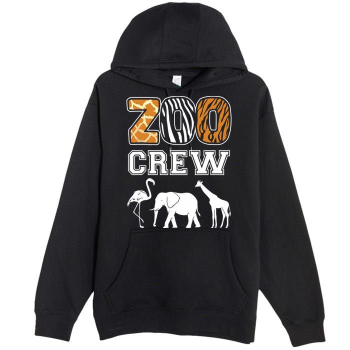 Zoo Crew Zoos Keeping Zoo Keeper Zookeeper Zookeeping Premium Pullover Hoodie