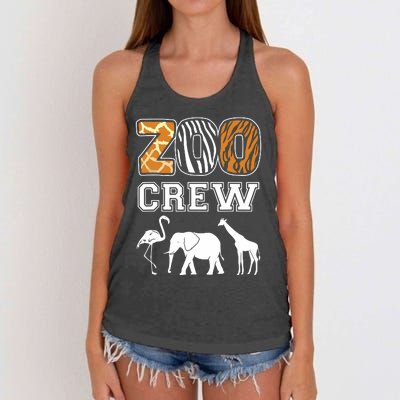 Zoo Crew Zoos Keeping Zoo Keeper Zookeeper Zookeeping Women's Knotted Racerback Tank