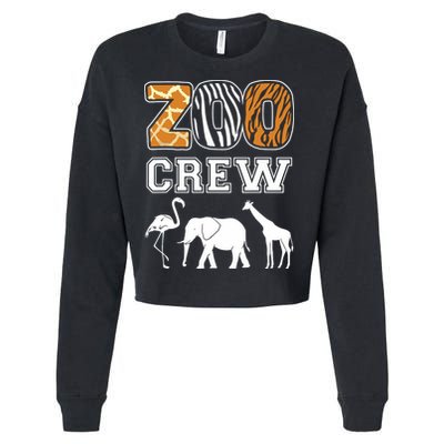 Zoo Crew Zoos Keeping Zoo Keeper Zookeeper Zookeeping Cropped Pullover Crew