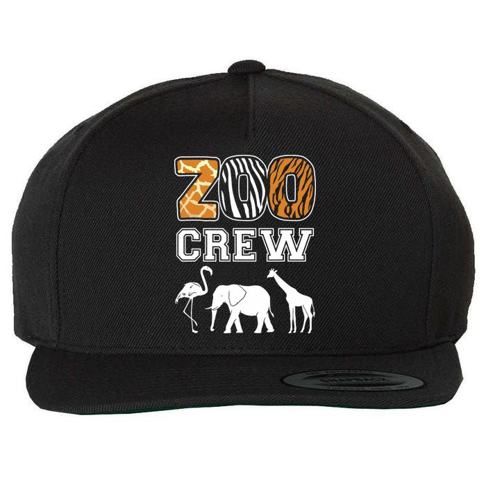 Zoo Crew Zoos Keeping Zoo Keeper Zookeeper Zookeeping Wool Snapback Cap