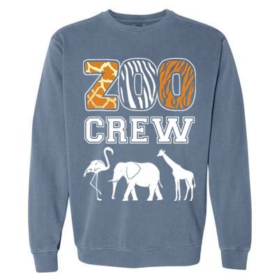 Zoo Crew Zoos Keeping Zoo Keeper Zookeeper Zookeeping Garment-Dyed Sweatshirt