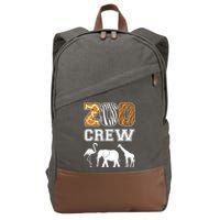Zoo Crew Zoos Keeping Zoo Keeper Zookeeper Zookeeping Cotton Canvas Backpack