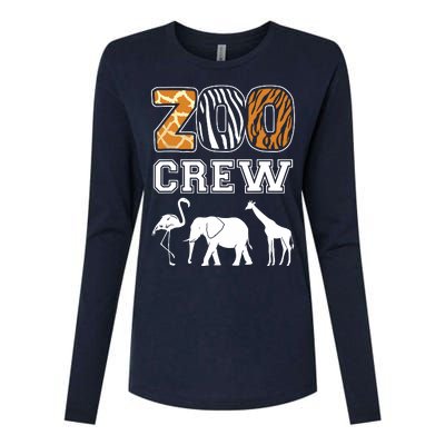 Zoo Crew Zoos Keeping Zoo Keeper Zookeeper Zookeeping Womens Cotton Relaxed Long Sleeve T-Shirt