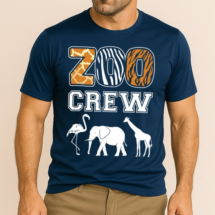 Zoo Crew Zoos Keeping Zoo Keeper Zookeeper Zookeeping Cooling Performance Crew T-Shirt