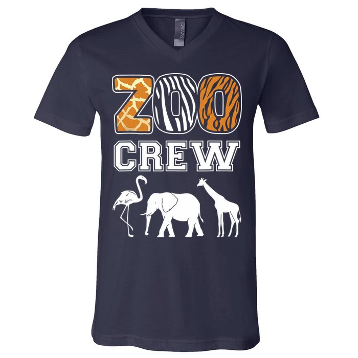Zoo Crew Zoos Keeping Zoo Keeper Zookeeper Zookeeping V-Neck T-Shirt