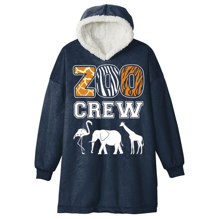 Zoo Crew Zoos Keeping Zoo Keeper Zookeeper Zookeeping Hooded Wearable Blanket