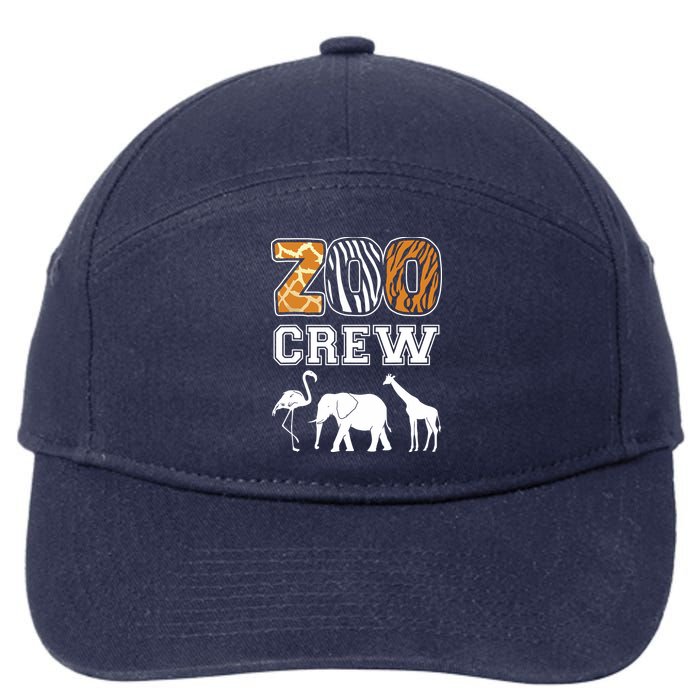 Zoo Crew Zoos Keeping Zoo Keeper Zookeeper Zookeeping 7-Panel Snapback Hat