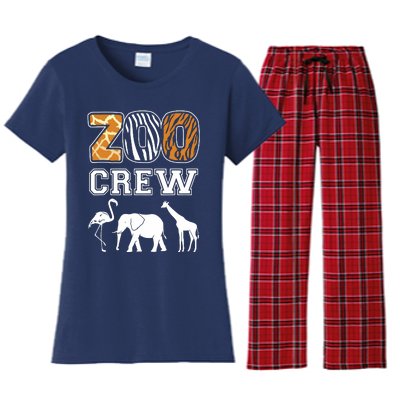 Zoo Crew Zoos Keeping Zoo Keeper Zookeeper Zookeeping Women's Flannel Pajama Set