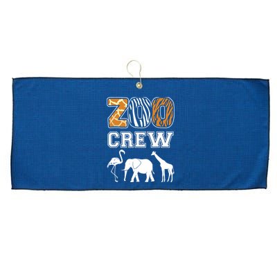 Zoo Crew Zoos Keeping Zoo Keeper Zookeeper Zookeeping Large Microfiber Waffle Golf Towel